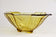 20TH CENTURY, ART DECO, GLASS BOWL, AMBER COLORED, AUSTRIA, CIRCA 1920
