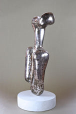 21ST CENTURY, AUSTRIA, SILVERED, CONTEMPORARY SCULPTURE, HANDCRAFTED