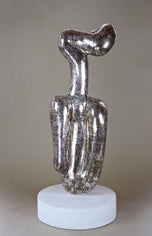 21ST CENTURY, AUSTRIA, SILVERED, CONTEMPORARY SCULPTURE, HANDCRAFTED
