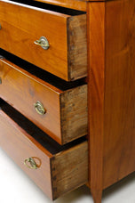 19TH CENTURY, AUSTRIA, BIEDERMEIER CHEST OF DRAWERS, CHERRYWOOD, CIRCA 1830