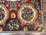 1930S PERSIAN BAKHTIARI RUG 5X8, WOOL HAND KNOTTED ANTIQUE CARPET, RED, FLORAL ORIENTAL RUG, 5X8 MEDIUM SIZED RUG