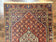1960S PERSIAN BIDJAR RUG 4X6, HANDMADE ORIENTAL CARPET, FINE WEAVE, HERATI MAHI PATTERN, VINTAGE, RED, 300 KPSI