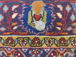 1960S PERSIAN BIDJAR RUG 4X6, HANDMADE ORIENTAL CARPET, FINE WEAVE, HERATI MAHI PATTERN, VINTAGE, RED, 300 KPSI