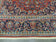 1950S PERSIAN KASHAN RUG 4X7 - RED, NAVY BLUE - WOOL