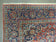 1950S PERSIAN KASHAN RUG 4X7 - RED, NAVY BLUE - WOOL