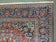 1950S PERSIAN KASHAN RUG 4X7 - RED, NAVY BLUE - WOOL