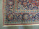 1950S PERSIAN KASHAN RUG 4X7 - RED, NAVY BLUE - WOOL
