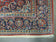 1950S PERSIAN KASHAN RUG 4X7 - RED, NAVY BLUE - WOOL