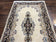 1940S PERSIAN KIRMAN RUG 4X7, WOOL HAND KNOTTED ANTIQUE CARPET, BEIGE, SEMI OPEN FIELD MEDALLION RUG, TRADITIONAL HANDMADE ORIENTAL RUG