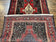 1950S PERSIAN KURDISH SENNEH RUNNER RUG 3X9, RED NAVY BLUE, MEDALLIONS WOOL TRIBAL RUNNER FOR KITCHEN/HALLWAY 9FT ANTIQUE HANDMADE ORIENTAL RUNNER