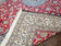 1960S PERSIAN NAIN RUG 8X12, RED AND IVORY, SIGNED - RED, IVORY, LIGHT BLUE - LUXURIOUS