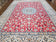 1960S PERSIAN NAIN RUG 8X12, RED AND IVORY, SIGNED - RED, IVORY, LIGHT BLUE - LUXURIOUS