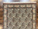 1950S PERSIAN QUM RUG 5X6, CREAM WOOL HAND KNOTTED CARPET, REPEATED BOTEH PAISELY DESIGN, SEMI ANTIQUE VINTAGE RUG, VERY FINE WEAVE 5X6 RUG