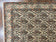 1950S PERSIAN QUM RUG 5X6, CREAM WOOL HAND KNOTTED CARPET, REPEATED BOTEH PAISELY DESIGN, SEMI ANTIQUE VINTAGE RUG, VERY FINE WEAVE 5X6 RUG