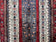1960S PERSIAN RUG 5X12 FT, RED CREAM NAVY BLUE, PICTORIALS, HAND KNOTTED HANDMADE WIDE RUNNER TRIBAL BIDJAR SEMI ANTIQUE WOOL GEOMETRIC ORIENTAL RUG