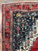 1960S PERSIAN RUG 5X12 FT, RED CREAM NAVY BLUE, PICTORIALS, HAND KNOTTED HANDMADE WIDE RUNNER TRIBAL BIDJAR SEMI ANTIQUE WOOL GEOMETRIC ORIENTAL RUG