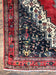 1960S PERSIAN RUG 5X12 FT, RED CREAM NAVY BLUE, PICTORIALS, HAND KNOTTED HANDMADE WIDE RUNNER TRIBAL BIDJAR SEMI ANTIQUE WOOL GEOMETRIC ORIENTAL RUG