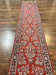 1960S PERSIAN SAROUK RUNNER 2.7X16 - RED, BLACK - FLORAL ALLOVER