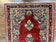 1950S PERSIAN SAROUK RUNNER RUG 2.7X6, SEMI OPEN FIELD, RED, HANDMADE HAND KNOTTED, WOOL ORIENTAL CARPET, VINTAGE SEMI ANTIQUE