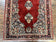 1950S PERSIAN SAROUK RUNNER RUG 2.7X6, SEMI OPEN FIELD, RED, HANDMADE HAND KNOTTED, WOOL ORIENTAL CARPET, VINTAGE SEMI ANTIQUE
