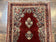 1950S PERSIAN SAROUK RUNNER RUG 2.7X6, SEMI OPEN FIELD, RED, HANDMADE HAND KNOTTED, WOOL ORIENTAL CARPET, VINTAGE SEMI ANTIQUE