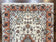 1970S PERSIAN TABRIZ RUG 4.5X6.8, FINELY HAND KNOTTED WOOL WITH SILK HIGHLIGHTS VINTAGE ORIENTAL CARPET, CREAM AND SALMON, HIGH KPSI, FLORAL MEDALLION