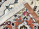 1970S PERSIAN TABRIZ RUG 4.5X6.8, FINELY HAND KNOTTED WOOL WITH SILK HIGHLIGHTS VINTAGE ORIENTAL CARPET, CREAM AND SALMON, HIGH KPSI, FLORAL MEDALLION