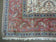 1950S PERSIAN TABRIZ RUG 8X10, BIRDS BOTEH PAISLEYS, CREAM AND RED, ALLOVER PATTERN