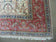 1950S PERSIAN TABRIZ RUG 8X10, BIRDS BOTEH PAISLEYS, CREAM AND RED, ALLOVER PATTERN