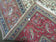 1950S PERSIAN TABRIZ RUG 8X10, BIRDS BOTEH PAISLEYS, CREAM AND RED, ALLOVER PATTERN