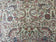 1950S PERSIAN TABRIZ RUG 8X10, BIRDS BOTEH PAISLEYS, CREAM AND RED, ALLOVER PATTERN