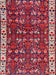 1960S PERSIAN TRIBAL RUNNER 3X9, HAMADAN DARGAZIN RUG, DARK BLUE AND RED WOOL HAND KNOTTED HALLWAY RUG, VINTAGE ANTIQUE ORIENTAL RUNNER, 9FT LONG RUNNER, HERATI