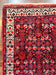 1960S PERSIAN TRIBAL RUNNER 3X9, HAMADAN DARGAZIN RUG, DARK BLUE AND RED WOOL HAND KNOTTED HALLWAY RUG, VINTAGE ANTIQUE ORIENTAL RUNNER, 9FT LONG RUNNER, HERATI