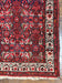 1960S PERSIAN TRIBAL RUNNER 3X9, HAMADAN DARGAZIN RUG, DARK BLUE AND RED WOOL HAND KNOTTED HALLWAY RUG, VINTAGE ANTIQUE ORIENTAL RUNNER, 9FT LONG RUNNER, HERATI