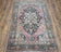 1920S ANTIQUE PERSIAN SAROUK FARAHAN RUG 4X6 - LIGHT RED, BEIGE, DARK BLUE - WOOL