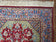 1950S PERSIAN ISFAHAN RUG, KORK WOOL ON SILK FOUNDATION - RED, MEDIUM/LIGHT BLUE, DARK VANILA - MEDALLION
