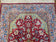 1950S PERSIAN ISFAHAN RUG, KORK WOOL ON SILK FOUNDATION - RED, MEDIUM/LIGHT BLUE, DARK VANILA - MEDALLION