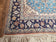 1940S PERSIAN ISFAHAN RUG 5X7, KORK WOOL ON SILK FOUNDATION, SKY BLUE - SKY BLUE, NAVY BLUE - KORK WOOL, SILK FOUNDATION