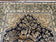 1960S WONDERFUL PERSIAN QUM RUG 6X9, ANIMAL PICTORIALS, TREE OF LIFE, DEER BIRDS, HAND KNOTTED ORIENTAL GHOM CARPET, SEMI ANTIQUE VINTAGE, NAVY BLUE GREEN