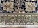 1960S WONDERFUL PERSIAN QUM RUG 6X9, ANIMAL PICTORIALS, TREE OF LIFE, DEER BIRDS, HAND KNOTTED ORIENTAL GHOM CARPET, SEMI ANTIQUE VINTAGE, NAVY BLUE GREEN