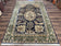 1960S WONDERFUL PERSIAN QUM RUG 6X9, ANIMAL PICTORIALS, TREE OF LIFE, DEER BIRDS, HAND KNOTTED ORIENTAL GHOM CARPET, SEMI ANTIQUE VINTAGE, NAVY BLUE GREEN