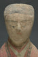 A HAN DYNASTY PAINTED POTTERY KNEELING ATTENDANT
